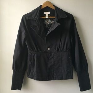 EUC DIESEL BLACK MOTO JEAN JACKET
